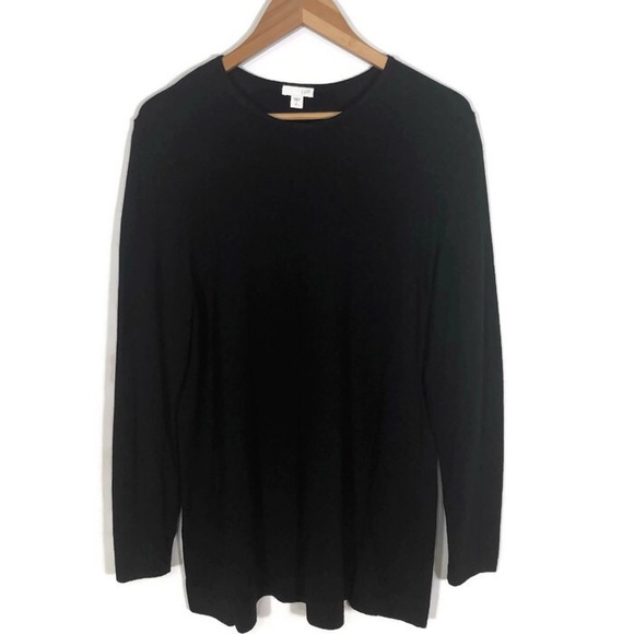 J. Jill Sweaters - J. Jill Black Sweater Tunic